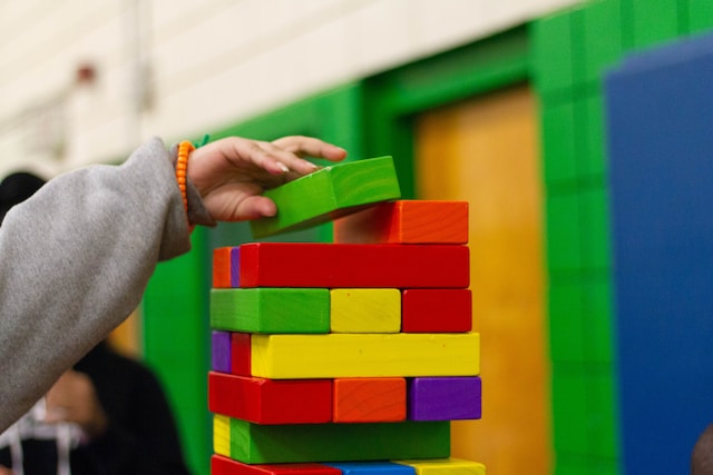 Colorful Jenga